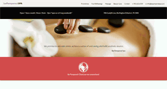 Desktop Screenshot of bepamperedspa.com